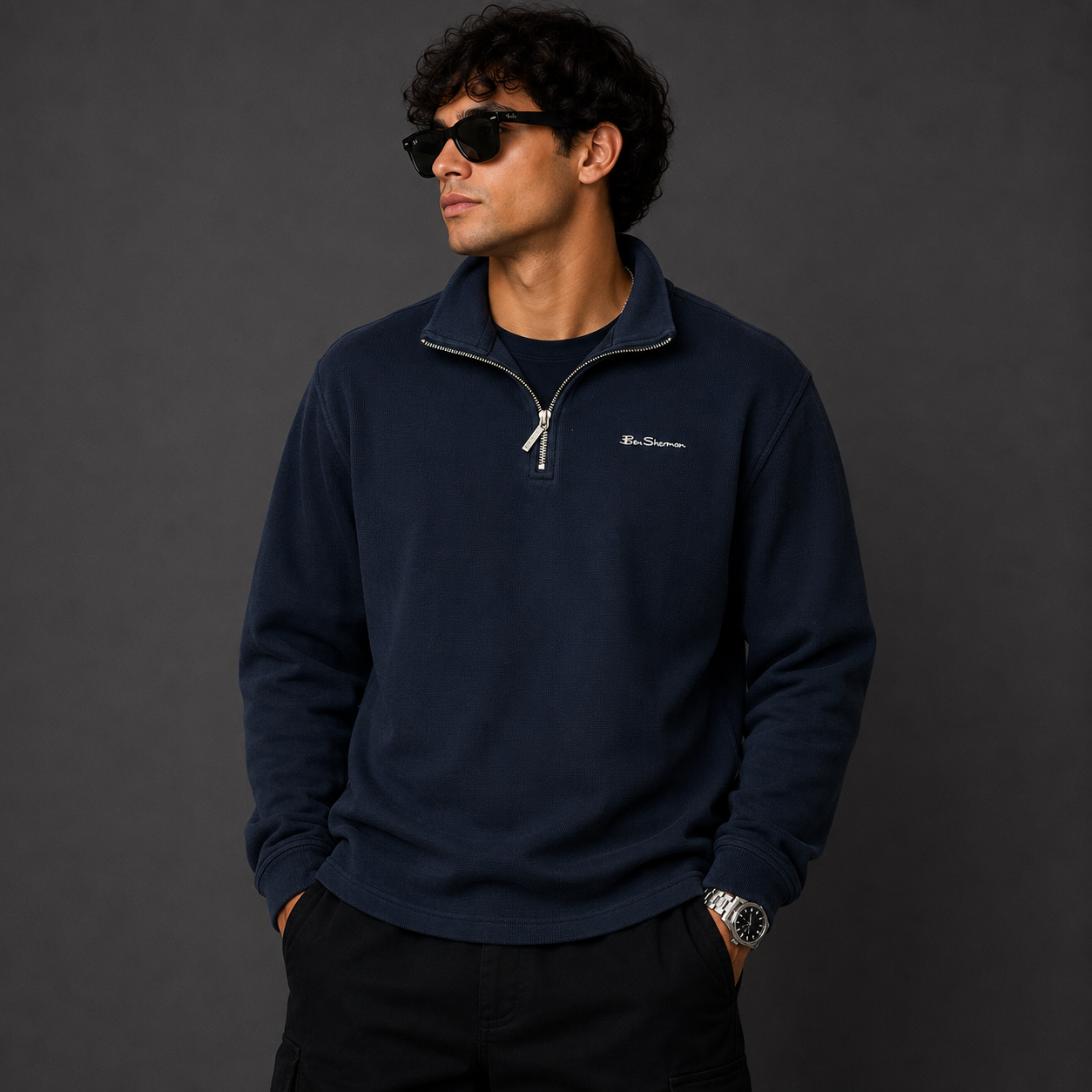 Ben Sherman Halfzip (XL)